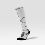 Running Socks Men | White / Black