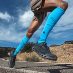 Running Socks Men | Bright Blue / Black
