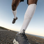 Running Socks Men | White / Grey