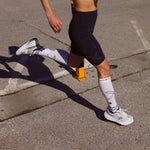 Running Socks Women | White / Black