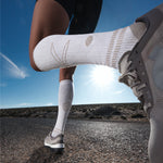 Running Socks Women | White / Grey