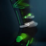 Reflective Running Socks Men | Black / Green Fluo