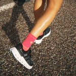 Running Ankle Socks Women | Pink Fluo / Orange