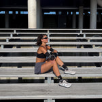Running Ankle Socks Women | Black / Light Grey