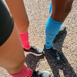 Running Socks Men | Bright Blue / Black