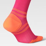 Running Ankle Socks Women | Pink Fluo / Orange