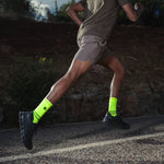 Running Ankle Socks Men | Yellow Fluo / Black