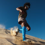 Running Socks Men | Bright Blue / Black