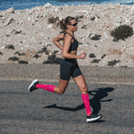 Running Socks Donna | Rosa Fluo / Arancione