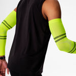 Running Arm Sleeves | Yellow Fluo / Black