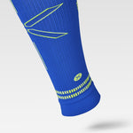 Calf Sleeves Men | Blue / Yellow