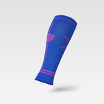 Calf Sleeves Women | Blue / Pink Fluo