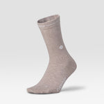 Cotton Everyday Ankle Socks Women | Beige Melange / White