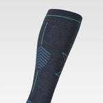 Merino Hiking Socks Men | Teal / Light Green