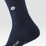 Cotton Everyday Ankle Socks Men | Navy / White