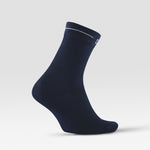 Cotton Everyday Ankle Socks Men 2-Pack | Navy / White