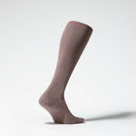 Cotton Everyday Socks Women | Light Brown / Red