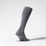Cotton Everyday Socks Men | Mid Grey / White