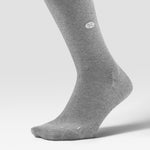 Cotton Everyday Socks Women | Mid Grey / White