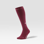 Cotton Everyday Socks Women | Bordeaux / White