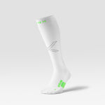 Cycling Socks Men | White / Green Fluo