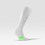 Cycling Socks Men | White / Green Fluo