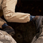 Dryarn® Hiking Ankle Socks Men | Blue / Light Grey