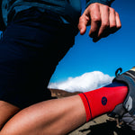 Dryarn® Hiking Ankle Socks Men | Red / Navy