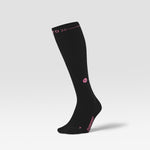 Merino Everyday Socks Women | Black / Fuchsia