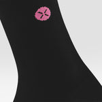 Merino Everyday Socks Women | Black / Fuchsia
