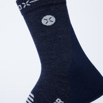 Merino Hiking Ankle Socks Men | Blue / Light Grey