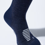 Merino Hiking Ankle Socks Men | Blue / Light Grey