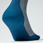 Merino Hiking Ankle Socks Women | Silver Grey / Teal