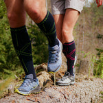 Merino Hiking Socks Men | Dark Blue / Green