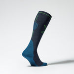 Merino Hiking Socks Men | Dark Blue / Green