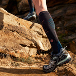 Merino Hiking Socks Women | Dark Blue / Coral