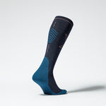 Merino Hiking Socks Women | Dark Blue / Coral