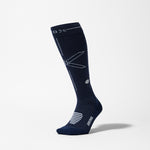Merino Hiking Socks Women | Blue / Light Grey