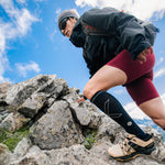 Merino Hiking Socks Women | Blue / Light Grey