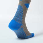 Merino Skiing Socks Women | Taupe / Cobalt