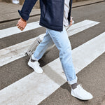 Merino Travel Socks Men | Grey / Blue