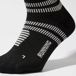 Running Ankle Socks Women 2-Pack | Black / Light Grey