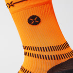 Running Ankle Socks Men | Orange Fluo / Black