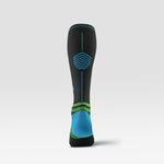 Running Socks Men | Charcoal / Bright Blue