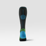 Running Socks Men | Charcoal / Bright Blue