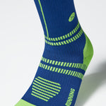 Running Socks Men | Dark Blue / Yellow