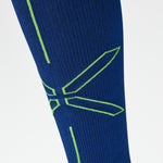 Running Socks Men | Dark Blue / Yellow
