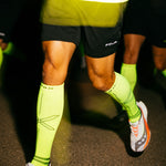 Running Socks Men | Yellow Fluo / Black