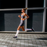 Running Socks Women | Dark Blue / Pink