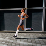 Running Socks Women | Dark Blue / Pink